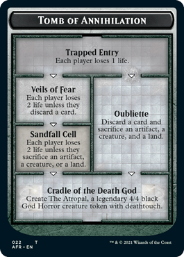 Tomb of Annihilation from Magic the Gathering Adventures in the Forgotten Realms expansion