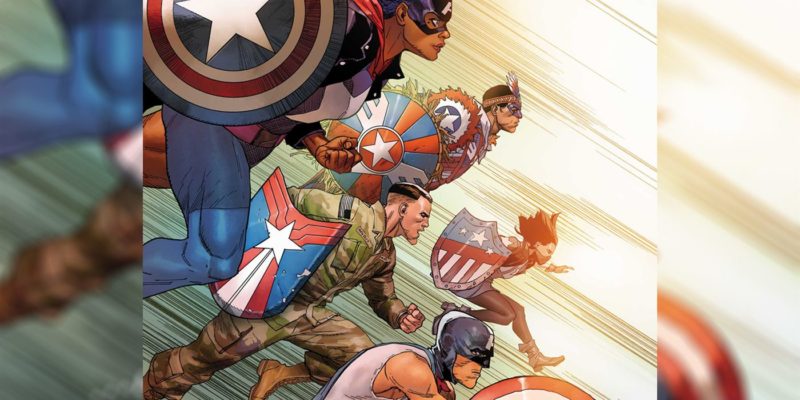 Marvel Assembles All Five New Captain Americas on One Cover - Comics