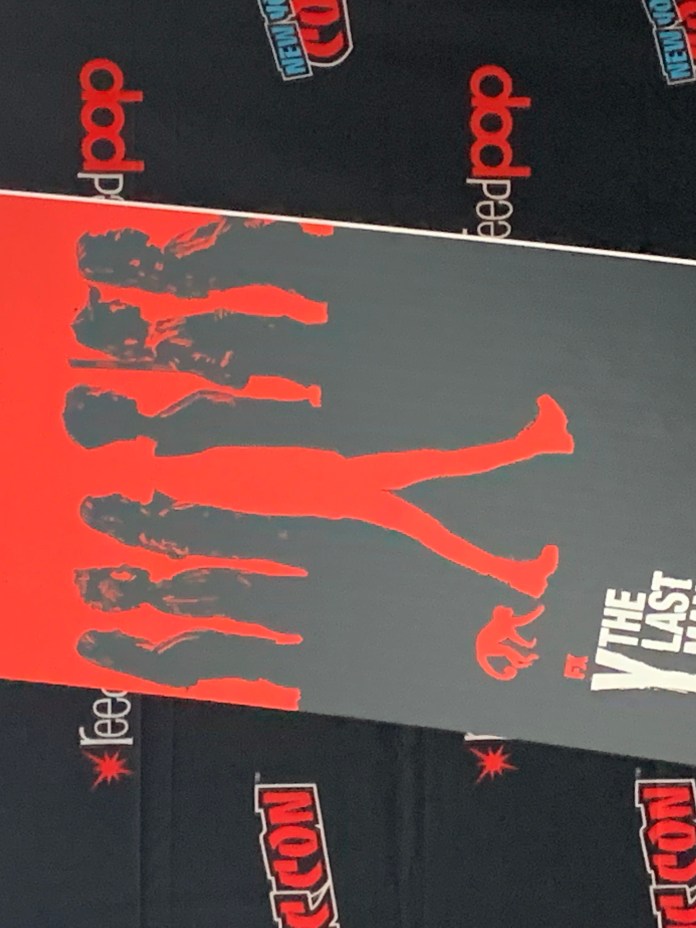 Y: The Last Man poster on display at NYCC