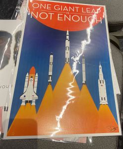 "One Giant Leap is Not Enough" at the NYCC '21 Artist Alley