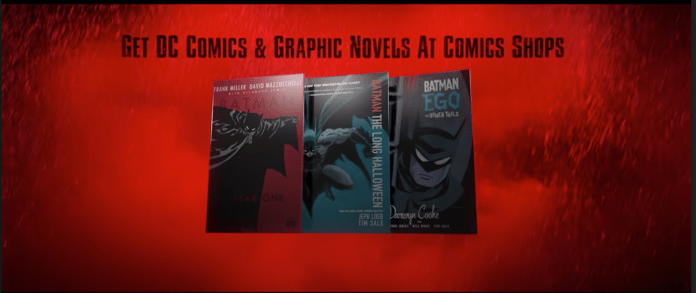 the batman trailer promotes comic books