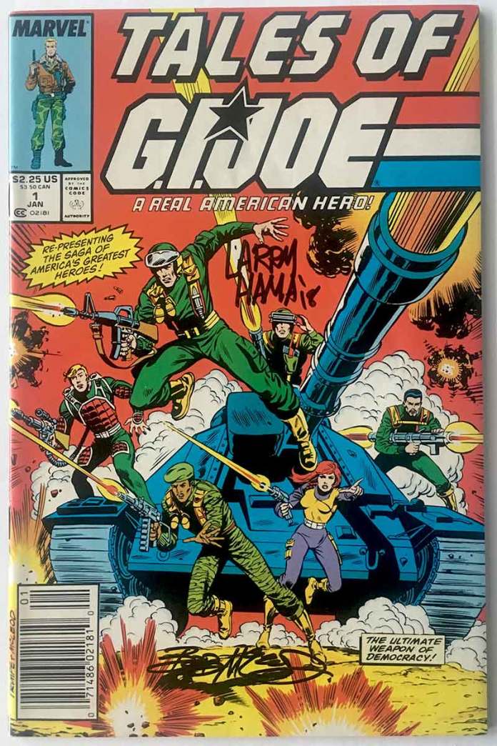 TALES OF G.I. Joe # 01 SIGNED BY LARRY HAMA & Bob McLeod - Brooklyn Comic Shop