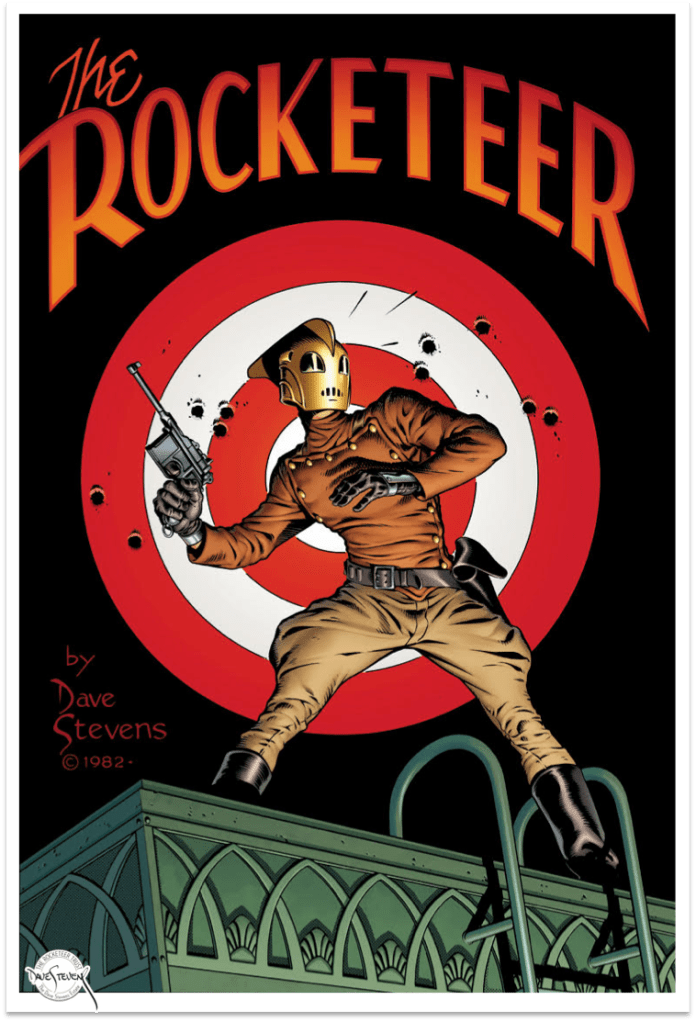 Rocketeer Comic Puzzle bullseye art